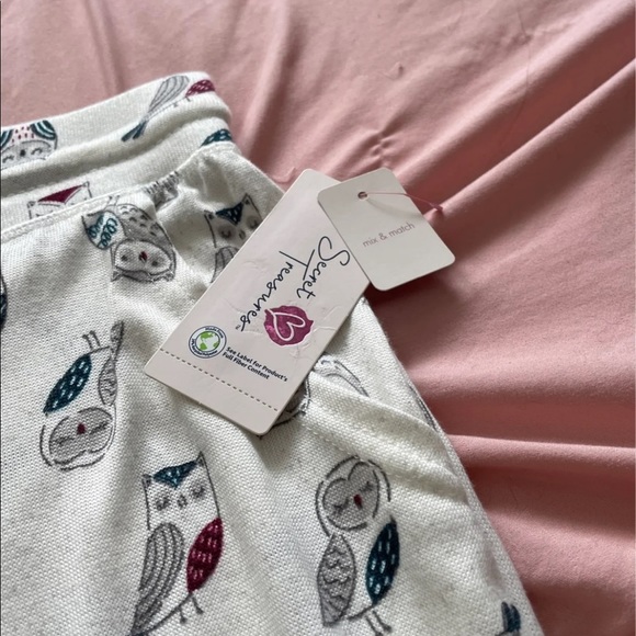 New! Owl Print Sleep Pants - Picture 3 of 5